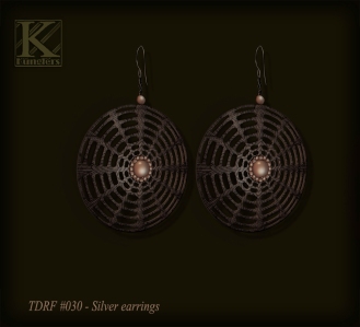 (Kunglers Extra) TDRF #030 - silver earrings